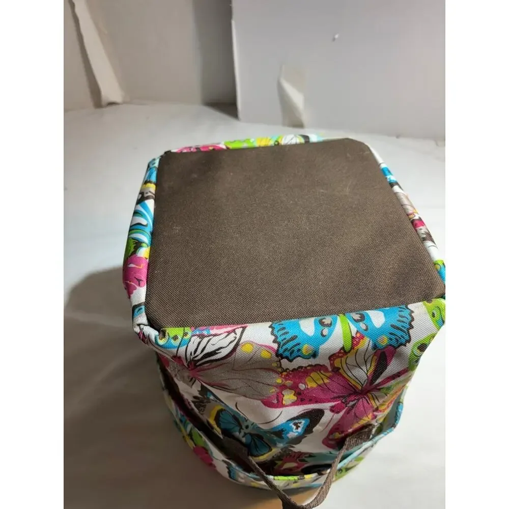 Thirty-One Gifts Butterfly Print Storage Bin